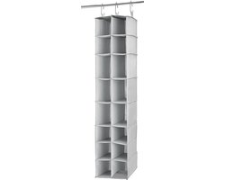 iDesign Hang organizer kledingkast 16 vaks - 07983EU - Sorteervakken, Ophangen zonder boren, Opvouwbaar