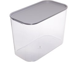 iDesign - iD Wallspace Opbergdoos met Deksel Hoog - Gerecycled Kunststof - Transparant