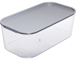 iDesign - iD Wallspace Opbergdoos met Deksel Kort - Gerecycled Kunststof - Transparant