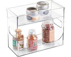 iDesign Keukenkast organizer 2 niveaus - Kitchen Binz