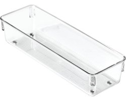 iDesign Ladebakjes transparant 5,5 cm hoog - 52430EU - Nestbaar