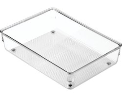 iDesign - Linus Lade Organiser - Kunststof - Transparant