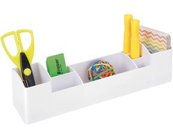iDesign Wastafel organizer   - Wit - Sorteervakken