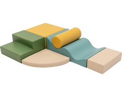 IGLU Soft play speelset Explorer - pastel turqoise - foamblokken voor peuters
