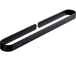 Igoods Handdoekrek - Handdoekhouder - Handdoekstang - Zelfklevend - Aluminium - 50cm - Zwart