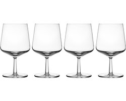 Iittala Essence - Bierglazen Speciaalbier - Bierglas op Voet - Transparant - 48 cl – Set van 4 Glazen