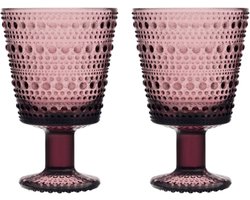 Iittala Glazen Kastehelmi - Calluna - 260 ml - 2 stuks