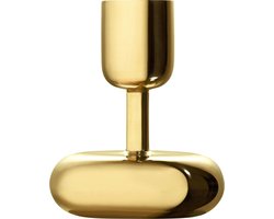 iittala Nappula Kandelaar koper – Kaarsenhouder goudkleurig– Kaarsenstandaard - 107mm
