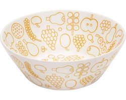 Iittala Oiva Toikka Collect Frutta bowl 15cm geel