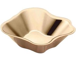 Iittala Schaal Aalto 182 mm goud van roestvrij staal