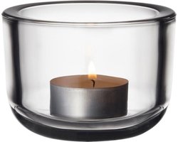 Iittala Valkea Theelichthouder – Waxinelichthouder glas – Kaarsenhouder – Helder – 60mm