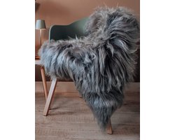 IJslands Grijze Schapenvacht - S (95cm) - 100% Echt Schapenvel - Schapenvacht.SHOP®