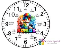 ik leer klokkijken klok - kinderklok - leuk klokkijken - leren klokkijken