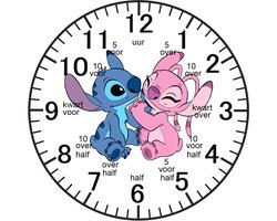 ik leer klokkijken klok - kinderklok - leuk klokkijken - leren klokkijken