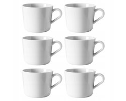 IKEA 365+ Mokken Wit Porselein - 240 ml - Set bevat 6