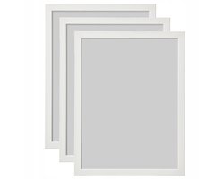 IKEA FISKBO Fotolijst 30x40 cm A3 Wit - Set van 3