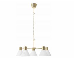 IKEA FLUGBO Hanglamp messing/glas E27 - Stijlvolle Verlichting