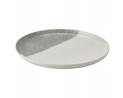 IKEA KRUISTEL Dinerbord, Grijs Patroon, 25 cm