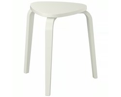 IKEA KYRRE Kruk - Crème, Stapelbaar & Stabiel