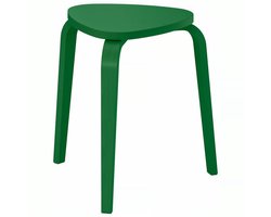 IKEA KYRRE Stoel - Groen, Hout, Stapelbaar, 45cm Hoog
