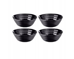 IKEA NÄTBARB Kom 4 Zwarte Kommetjes, 22 cm