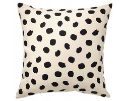 IKEA ODDNY Decoratieve Kussenhoes 50x50cm - Crème met Stippen