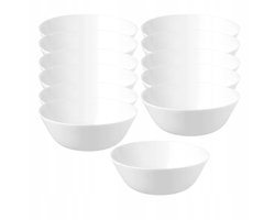 IKEA Oftast Kom 12 Stuks Witte Kommetjes 15cm Gehard Glas
