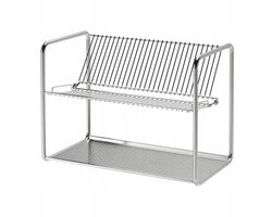 IKEA ORDNING Bestekhouder & Droogrek RVS - 50x27x36 cm