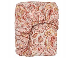 IKEA RODGERSIA Hoeslaken met elastiek 90x200 cm Roze Katoen Viscose