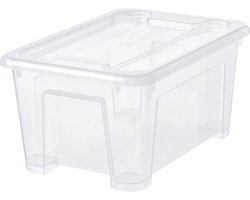 Ikea Samla Bak 5L met deksel, transparant, 28x20x14 cm
