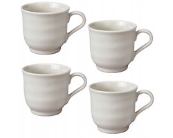 IKEA SANDSKÄDDA Mokken Beige 270 ml - Set van 4