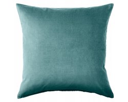IKEA Sanela Sierkussen Katoenfluweel Donker Grijsblauw 50x50 cm