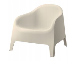 IKEA SKARPÖ Tuinstoel Beige Kunststof - Comfortabel & stapelbaar