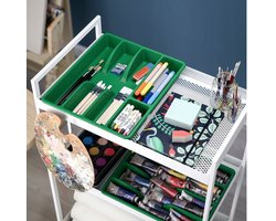 IKEA SMACKER bestekbak, heldergroen, 31x26 cm