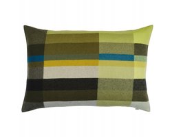 IKEA STOCKHOLM 2025 Kussenhoes Donkergroen/Blauwgroen 40x58 cm Wol
