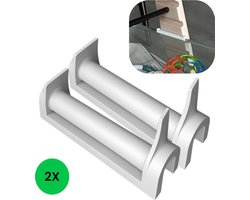 Ikea Trofast draadmand adapter voor Tripp Trapp kinderstoel - Wit - 2 stuks - Tripp trapp adapter
