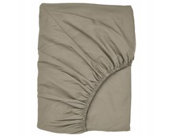 IKEA ULLVIDE Hoeslaken 140x200 cm - Zacht Grijsbeige Perkal