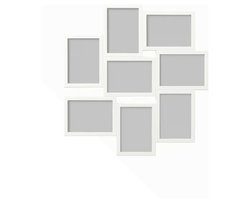 IKEA VAXBO Fotolijst Wit voor 8 Foto's 55x58 cm