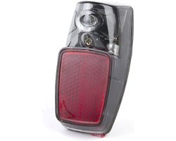 Ikzilight Achterlicht met krachtige LED en spatbordmontage - Zichtbaar tot 700 meter - Inclusief batterijen