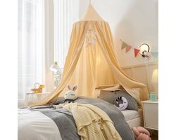 IL BAMBINI - Grote Baby Klamboe voor Babykamer - Hemeltje - Babybedje - Creme - Polyester