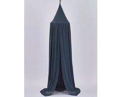 IL BAMBINI - Katoenen klamboe voor babykamer - Hemeltje voor babybedje - decoratie kinderkamer - Donkergroen