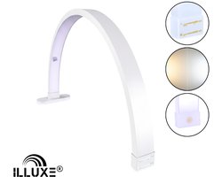 ILLUXE IL10W - Manicure LED Moonlight Wit 30 inch - Nagellamp - Tattoo - Manicure – Salon - Nagel lamp – werklamp – Nagelstyliste – Handwerk – Behandellamp – Beauty – Manicure – Verlichting – Nagels – Moonlight – Moon lamp - Moonlamp