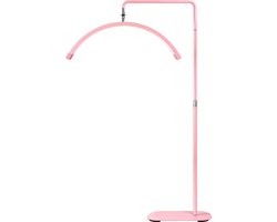 ILLUXE IL16R - Half Moon Light - Beauty Lamp - Wimper Lamp - Lash Lamp - Medische Lamp - Make Up Lamp - Moonlight Lamp - Tattoo Lamp - Behandel Lamp - Nagel Lamp - Barber Lamp-Roze
