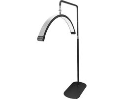 ILLUXE IL16ZG - Half Moon Light - Beauty Lamp - Wimper Lamp - Lash Lamp - Medische Lamp - Make Up Lamp - Moonlight Lamp - Tattoo Lamp - Behandel Lamp - Nagel Lamp - Barber Lamp - Zwart met glitters
