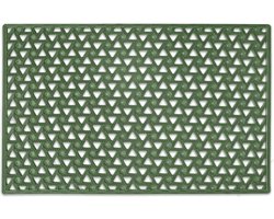ILOVE2RECYCLE.com | deurmat | buitenmat | functioneel & decoratief | 49x75 | groen