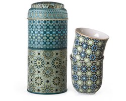 Images d'Orient Andalusia - set van 2 kopjes 90 ml in fraai geschenkblik - Cadeauset