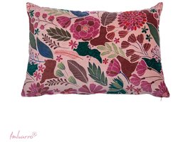 Imbarro Fashion & Home Kussen Maye pink 40 x 60 cm 100% Katoen Velvet