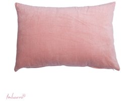 Imbarro Fashion & Home Kussen Saar pink 40 x 60 cm 100% Katoen Velvet