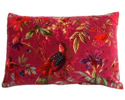 Imbarro Kussen - Paradise M Wine - 35 x 50 cm - 100 % katoen velvet