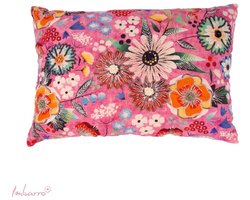 Imbarro - Kussen - Sierkussen - Valentine - Roze - Hand geborduurd - 40x60